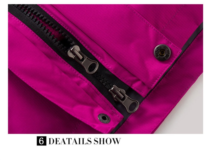 情侶款套絨兩件套沖鋒衣-男大紅色(圖14) 情侶款套絨兩件套沖鋒衣-男大紅色(圖14)