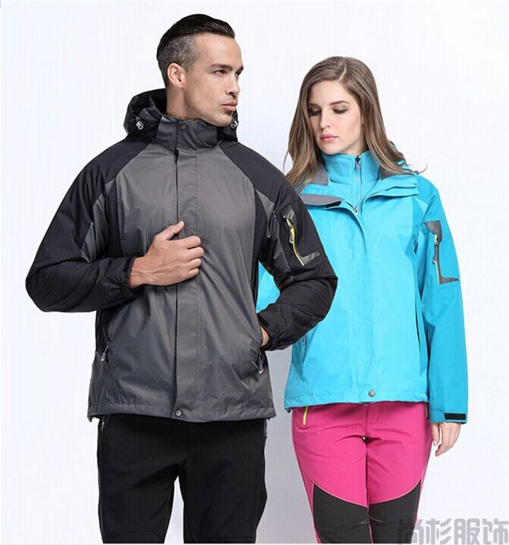 長(zhǎng)絨內(nèi)膽沖鋒衣--男士灰色(圖8) 長(zhǎng)絨內(nèi)膽沖鋒衣--男士灰色(圖8)