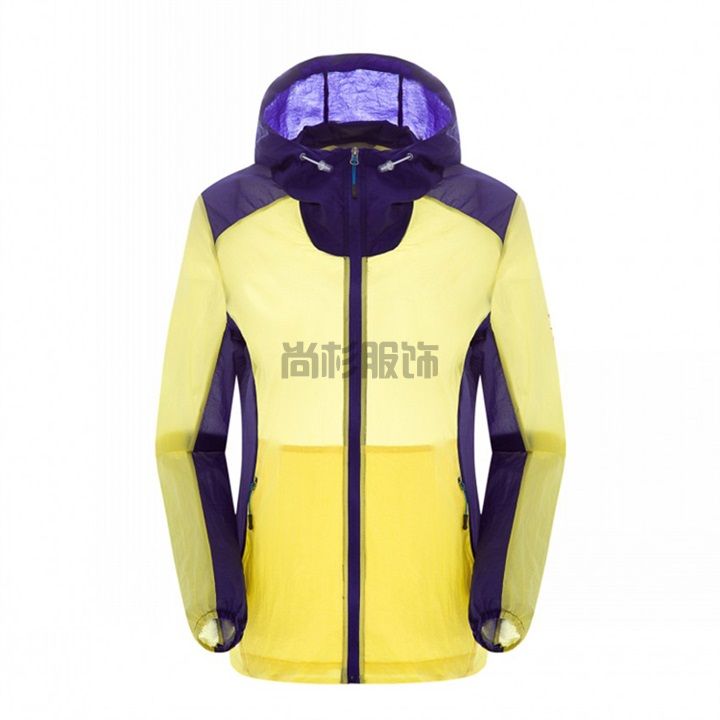 女款兩色拼接皮膚風(fēng)衣4色可選(圖1)